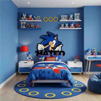cabecero de cama de sonic.